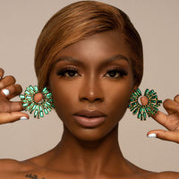 Emerald Touch Earrings