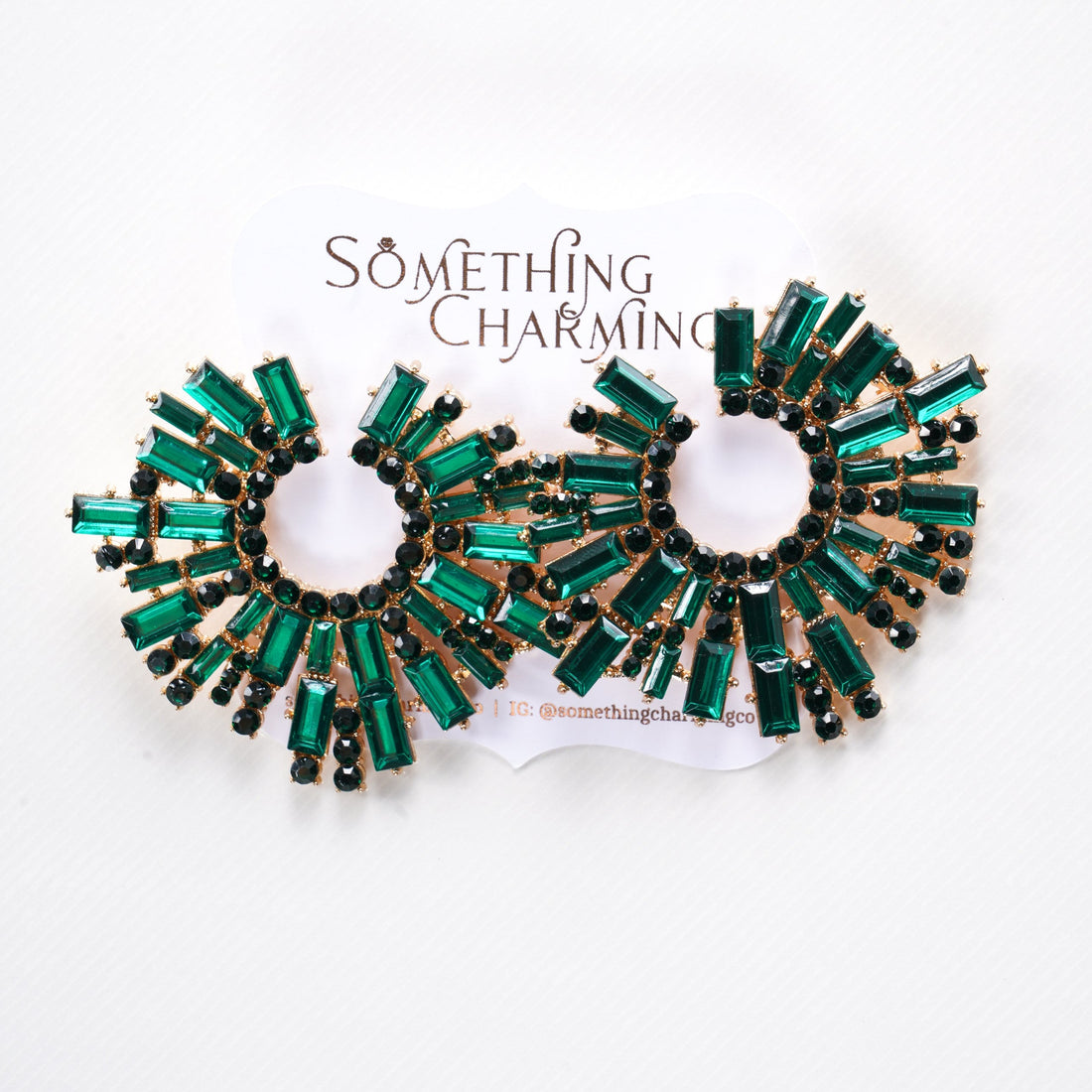 Emerald Touch Earrings For Sale - Jewelry Online | Something Charming