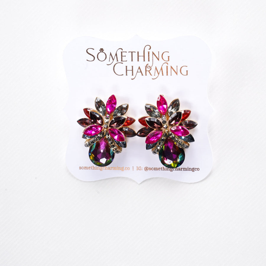 Free Spirit Crystal Earrings - Crystal Earrings | Something Charming