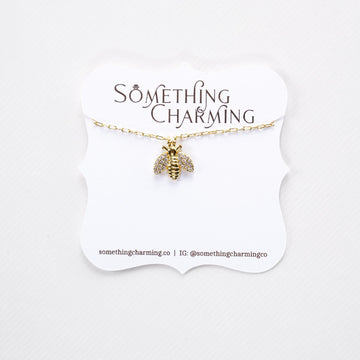 Enlightened Bee Necklace - High Quality Necklaces | Something Charming