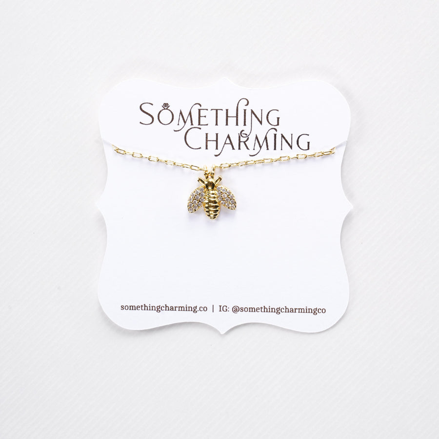 Enlightened Bee Necklace - High Quality Necklaces | Something Charming