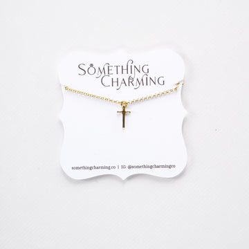 Pristine Cross Necklace - High Quality Necklaces | Something Charming